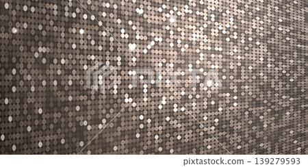 Shiny bronze sequin background with bright white sparkles and glitter effects. Shiny bronze sequin background with bright white sparkles and glitter effects. 139279593