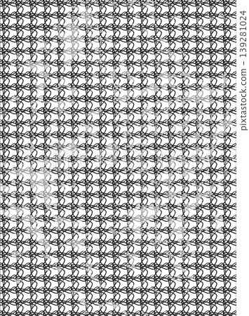 一幅略微褪色的網狀紋理緊身褲插圖。 139281024