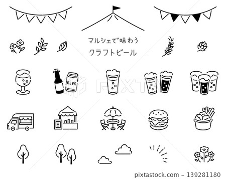 在市集享用精釀啤酒 139281180