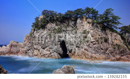 笹川流眼鏡岩海岸 笹川流眼鏡岩海岸 139282155