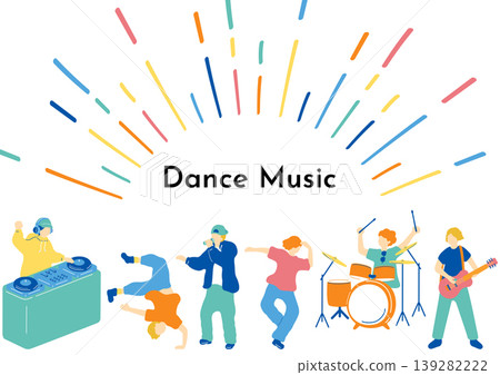 Dance and music stage Dance and music stage 139282222