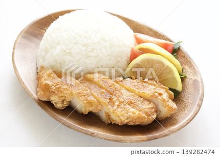 Khao Man Gai Plate Khao Man Gai Plate 139282474