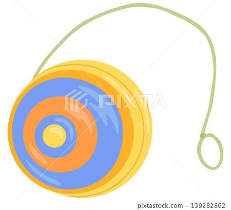 Illustration of a toy yo-yo (vector material) Illustration of a toy yo-yo (vector material) 139282862