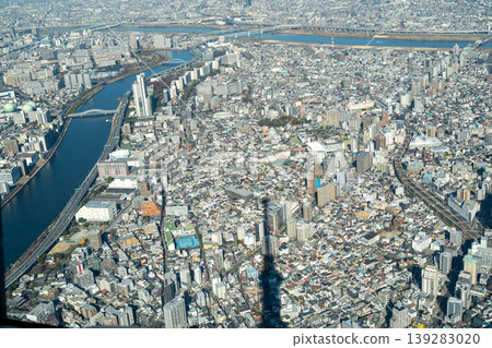 Tokyo city as seen from Tokyo Skytree Tokyo city as seen from Tokyo Skytree 139283020
