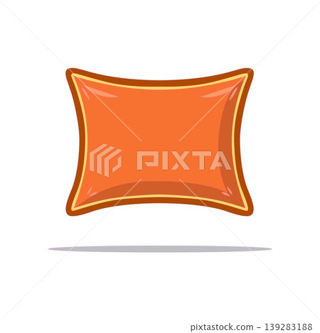 Orange rectangle shape with rounded corners and yellow border white background rectangle isolated illustration geometric background template copy space highlight Orange rectangle shape with rounded corners and yellow border white background rectangle isolated illustration geometric background template copy space highlight 139283188