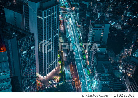 東京澀谷夜景 東京澀谷夜景 139283365