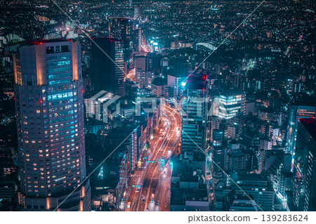 Night view of Tokyo 139283624