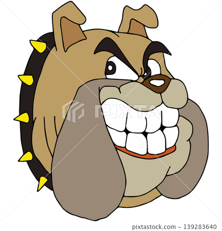 Fun animal illustration ☆ Bulldog Fun animal illustration ☆ Bulldog 139283640