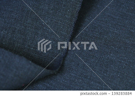 black hemp viscose natural fabric cloth color, sackcloth rough texture of textile black hemp viscose natural fabric cloth color, sackcloth rough texture of textile 139283884