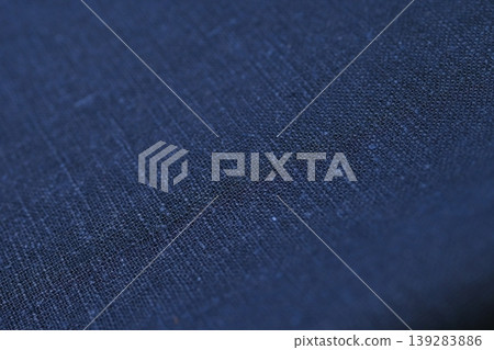 blue hemp viscose natural fabric cloth color, sackcloth rough texture of textile blue hemp viscose natural fabric cloth color, sackcloth rough texture of textile 139283886