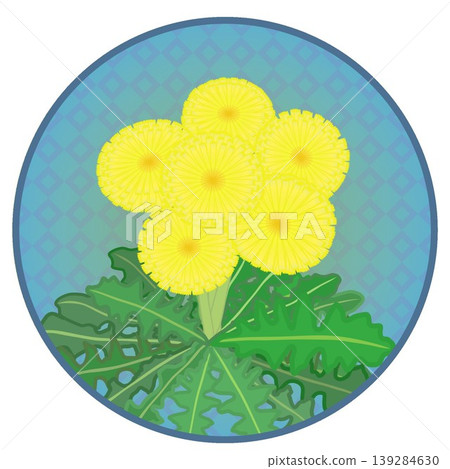 蒲公英插圖,圓形背景 蒲公英插圖,圓形背景 139284630