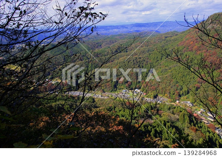 Mountains around Fukuroda Falls Mountains around Fukuroda Falls 139284968