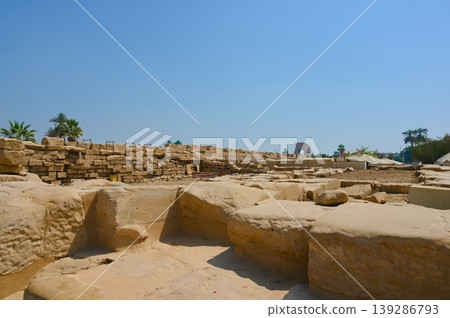 View of the Karnak Temple in Luxor View of the Karnak Temple in Luxor 139286793