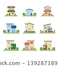 Detached house set 139287189