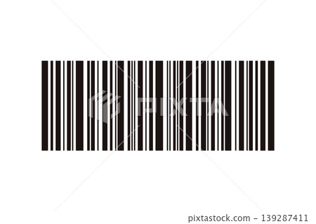 Barcode-style icon material Barcode-style icon material 139287411