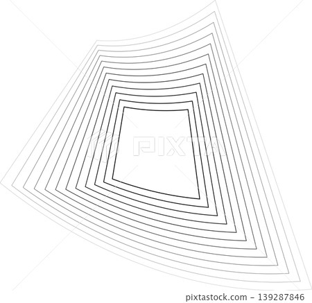Square amorphous shapes with blending line gradient Square amorphous shapes with blending line gradient 139287846