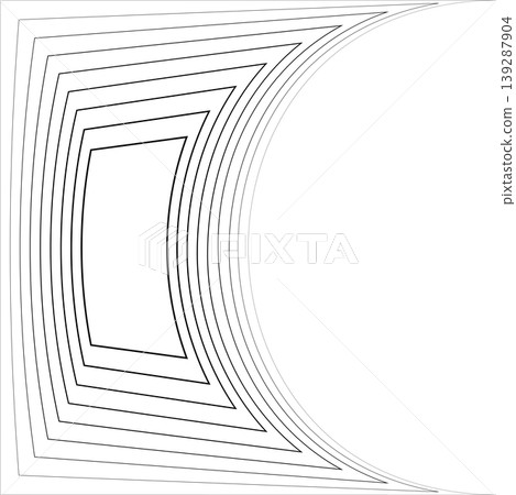 Square amorphous shapes with blending line gradient Square amorphous shapes with blending line gradient 139287904