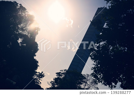 Bright sunlight on Chiba Port Tower Bright sunlight on Chiba Port Tower 139288277