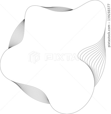Circle fluid white overlapping for banner, web, badges, tag 139288377