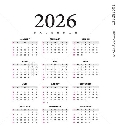 2028 Yearly Calendar Template 2028 Yearly Calendar Template 139288501
