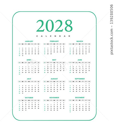 2028 Yearly Calendar Template 2028 Yearly Calendar Template 139288506