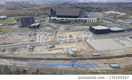 New station under construction on the JR Chitose Line and Esconfield Hokkaido 139288567