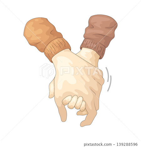Illustration of Hand Hold 139288596