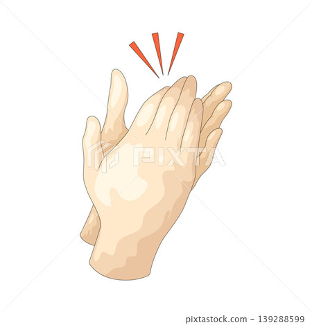 Illustration of Hand Clap Illustration of Hand Clap 139288599