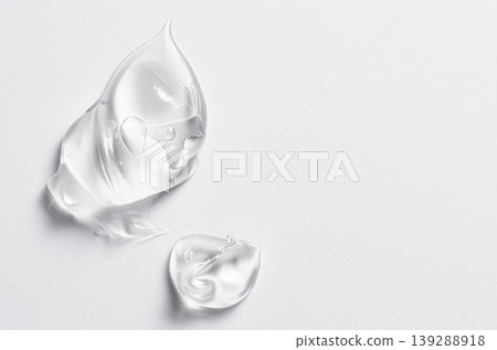 A sample of transparent body cosmetics. Copy space A sample of transparent body cosmetics. Copy space 139288918