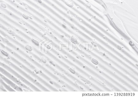 Texture background of transparent body cosmetics. Texture background of transparent body cosmetics. 139288919