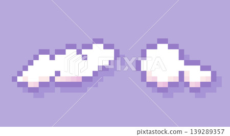 Pixel art cloud. Pixel art cloud. 139289357