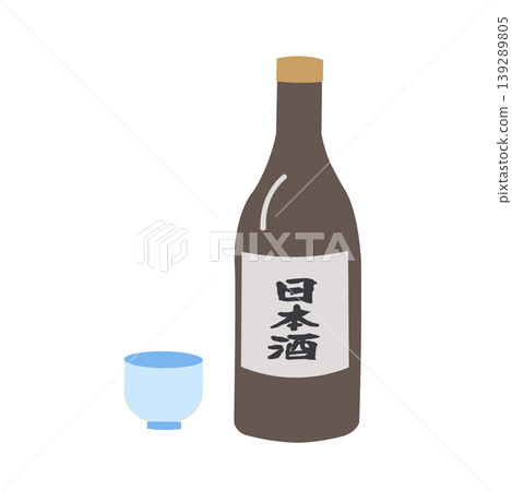 清酒（日本米酒）簡筆畫 - 父親節禮物 139289805