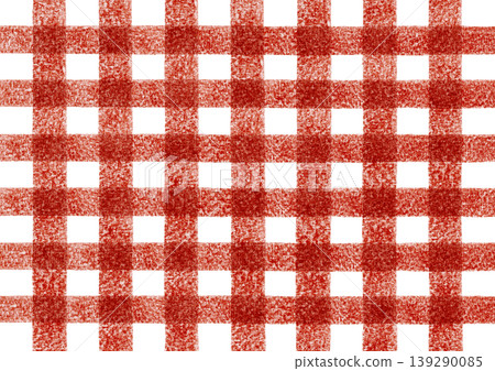 [Colored pencils] Gingham check illustration 139290085