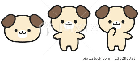 可愛的狗插圖集 139290355