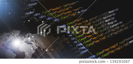 html front-end web developing banner html front-end web developing banner 139291087