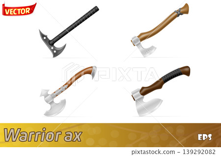 ancient warrior battle ax vector illustration ancient warrior battle ax vector illustration 139292082