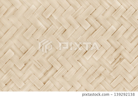 Old bamboo weaving pattern, woven rattan mat texture for background and design art work. Old bamboo weaving pattern, woven rattan mat texture for background and design art work. 139292138