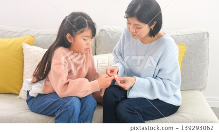 Image of an injury with a bandage Image of an injury with a bandage 139293062