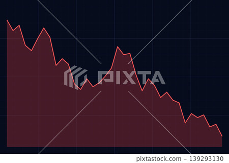 The background behind the declining stock price chart 139293130