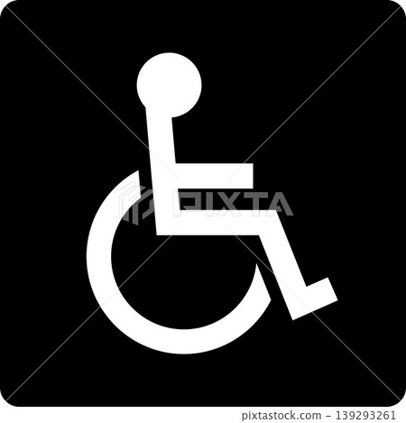 Wheelchair icon Wheelchair icon 139293261