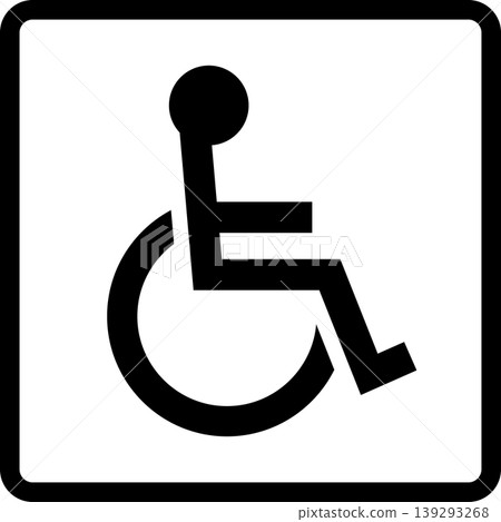 Wheelchair icon 139293268