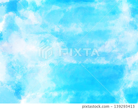 Sky, blue sky, clouds, watercolor, background, summer, blue, background material, nature, background, vast sky, weather, illustration, watercolor painting, blue Sky, blue sky, clouds, watercolor, background, summer, blue, background material, nature, background, vast sky, weather, illustration, watercolor painting, blue 139293413