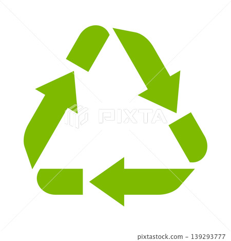 Recycling symbol icon illustration: Green 003 Recycling symbol icon illustration: Green 003 139293777
