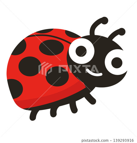 Ladybug Isolated On White Background 139293916