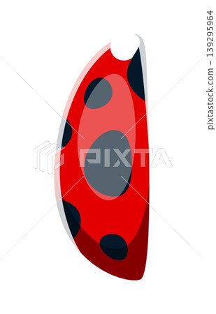 Ladybug beetle font cartoon number 1 one. Red insect font numeral symbol, garden lady bug type vector number. Spring ladybird typography digit or cute ladybug beetle typeface figure 139295964