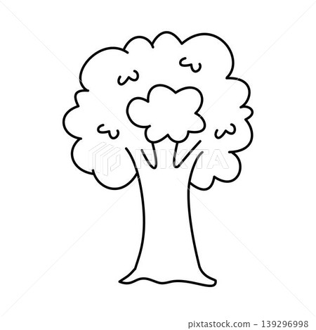 Tree Outline coloring page 139296998