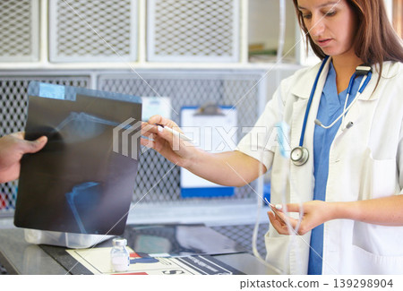 Woman, veterinarian and doctor with xray at animal shelter for examination, tests or diagnosis on injury at vet. Female person, nurse or medical pet professional receiving CT scan or MRI at clinic Woman, veterinarian and doctor with xray at animal shelter for examination, tests or diagnosis on injury at vet. Female person, nurse or medical pet professional receiving CT scan or MRI at clinic 139298904