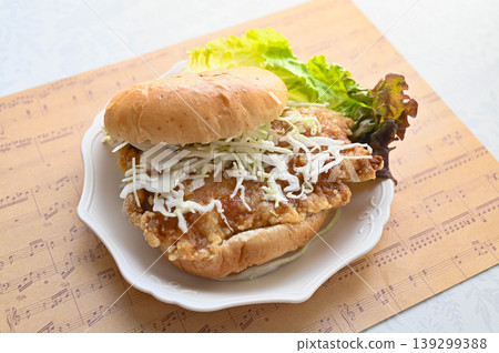 Chicken Tatsuta-age Burger 139299388