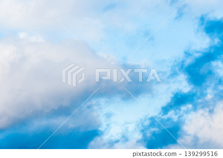 Blue sky texture soft light white clouds atmosphere background Blue sky texture soft light white clouds atmosphere background 139299516