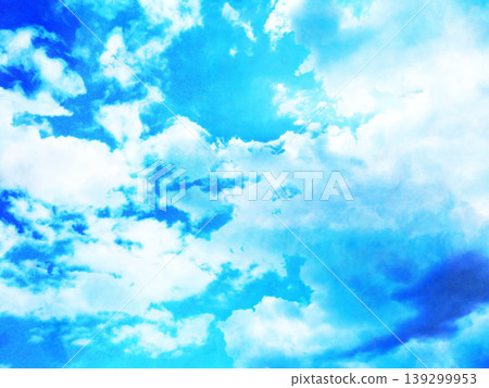天空、雲、藍天、風景、晴朗、藍色、日本、晴朗天氣、藍色、留白、背景、城市 139299953